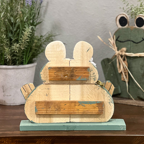 Wooden Frog Decor