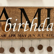 Family Birthday Plaque