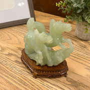 Jade Horses Figurine