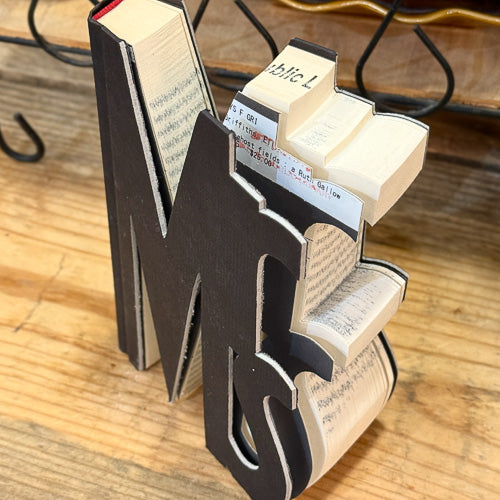 Mrs. Book Cutout