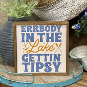 Lake Tipsy Sign