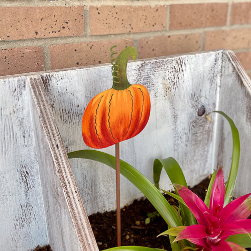 Lil Pumpkin Garden Stake