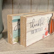 Pumpkin Beach Block Sign