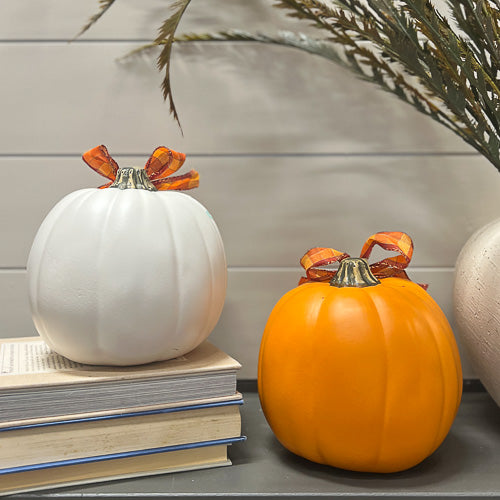 Hand Painted Thankful Pumpkin