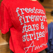 Freedom Fireworks Stars Tee