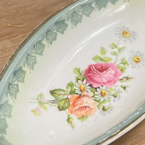 Floral Oval Bowl