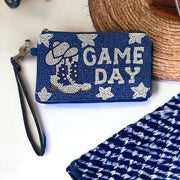 Beaded Game Day Pouch
