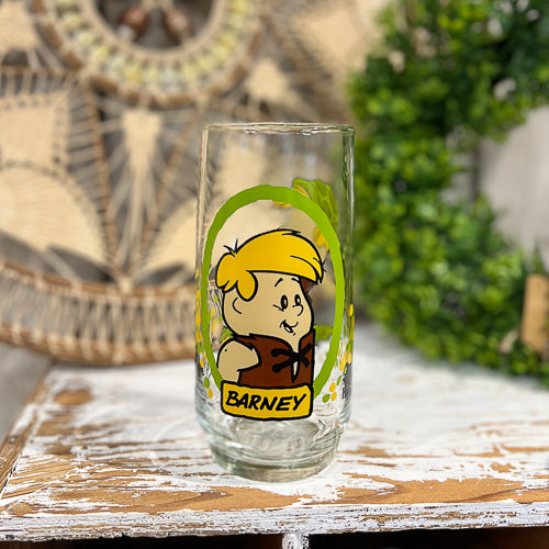 Barney Pizza Hut Glass