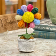 Sunny Crochet Flower