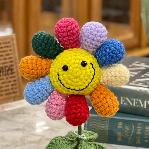 Sunny Crochet Flower