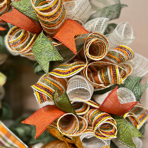 Gold & Green Fall Wreath