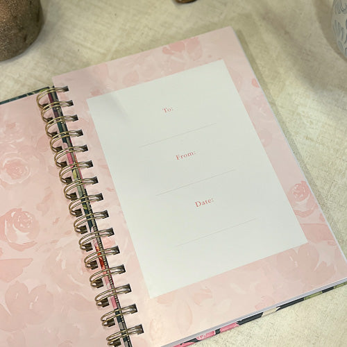 Mother's Pink Peony Journal