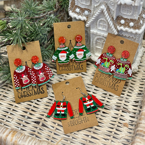Ugly Sweater Earrings