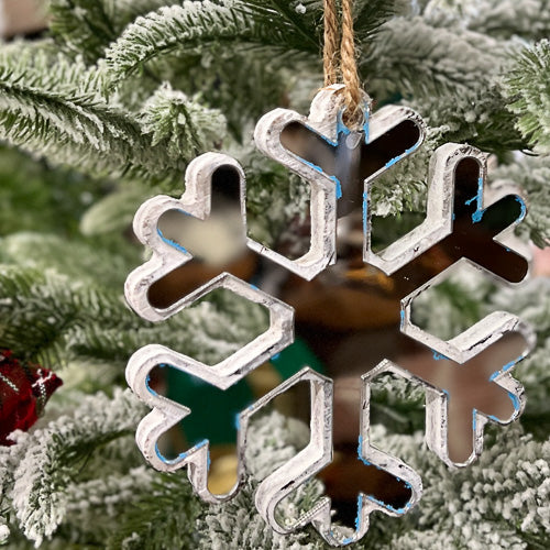 Mirror Snowflake Ornament