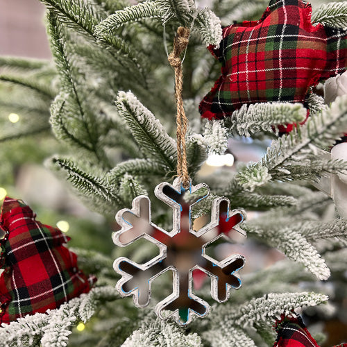 Mirror Snowflake Ornament