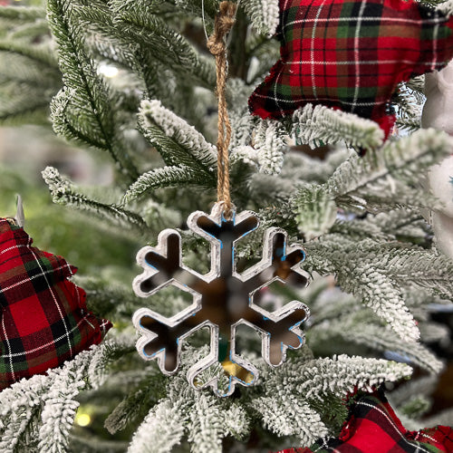 Mirror Snowflake Ornament