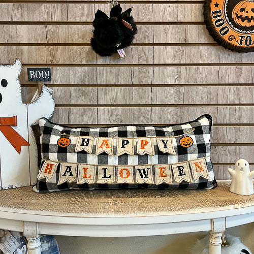 Halloween Bunting Pillow