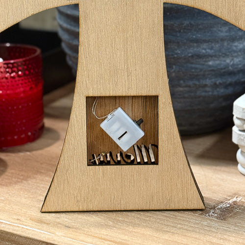 Inlay Wood Christmas Cross