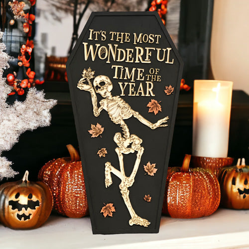 Halloween Skeleton Sign