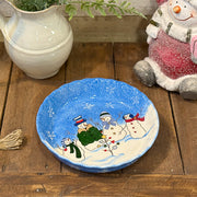 Snowman Pie Plate