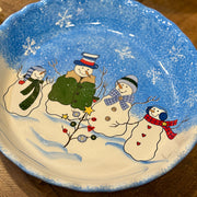 Snowman Pie Plate