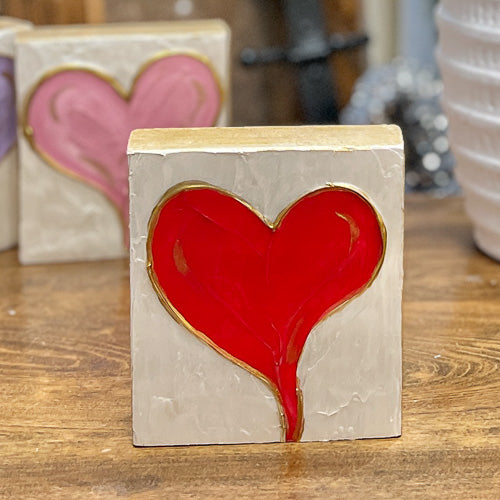 Heart Epoxy Block