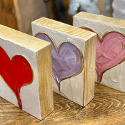 Heart Epoxy Block