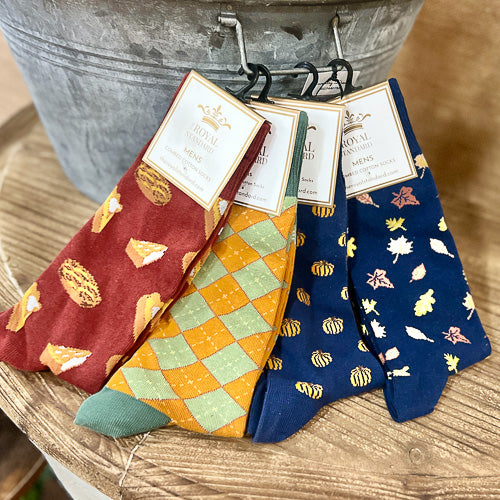 Fall-Themed Men's Socks