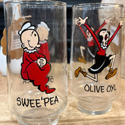 Popeye Character Glass Cup