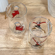 Popeye Character Glass Cup