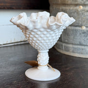 Fenton Hobnail Pedestal Bowl