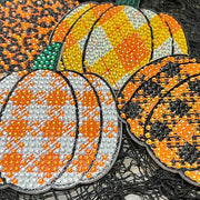 Diamond Art Pumpkin Magnet