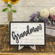 Mom or Grandma Sign