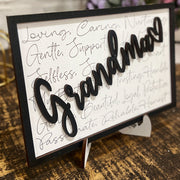 Mom or Grandma Sign