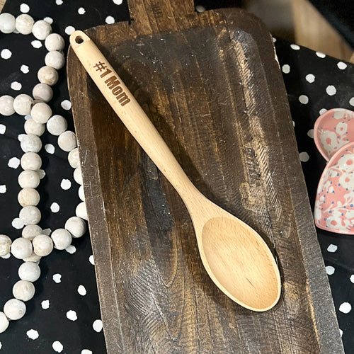 Best Mom Wooden Spoon
