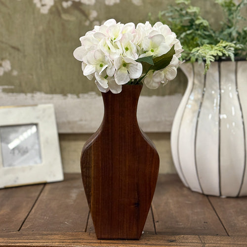 Walnut Laser Carved Vase