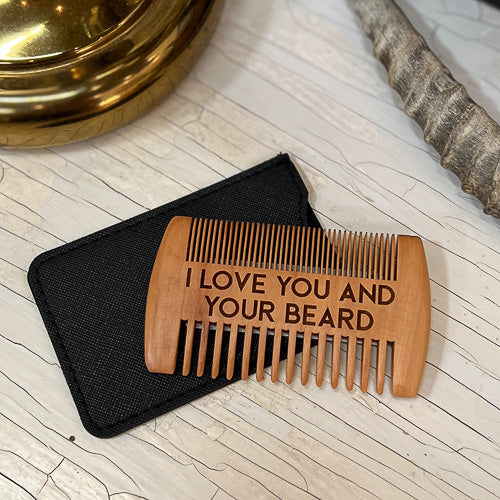 Humorous Beard Comb