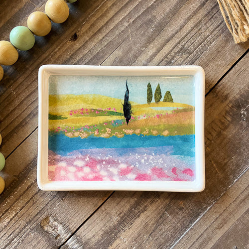 Poppy Field Tray