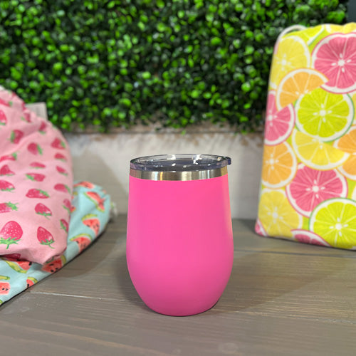 Pink Cabana Boy Tumbler