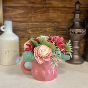 Heart Mug Sola Flowers