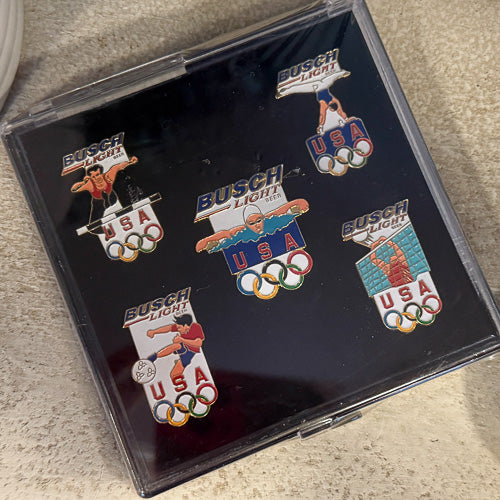 Busch Light 1996 Olympics Pins