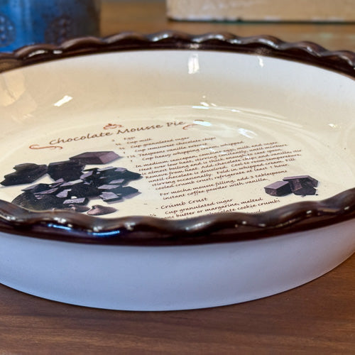 Chocolate Mousse Pie Plate