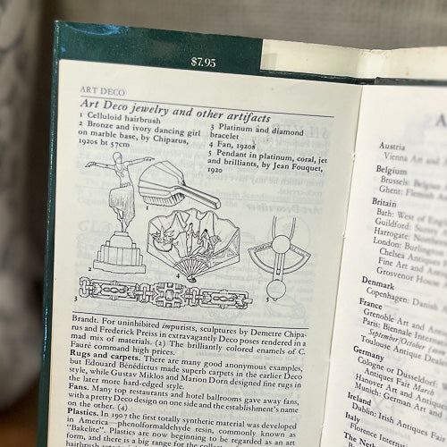 Pocket Guide to Antiques Book