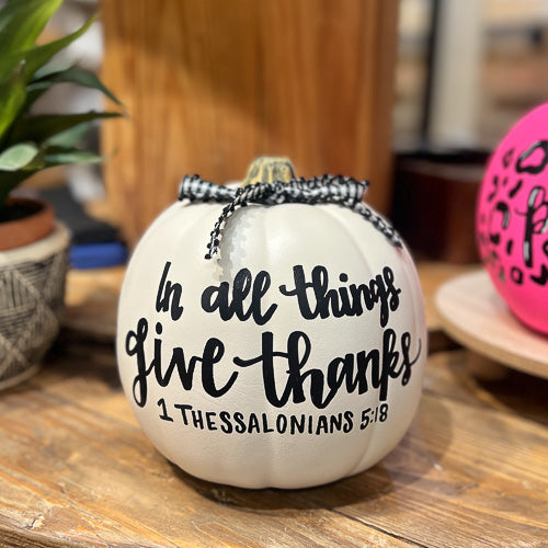 Hand Painted Pumpkin