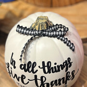 Hand Painted Pumpkin