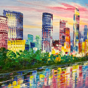 Dallas Cityscape Painting