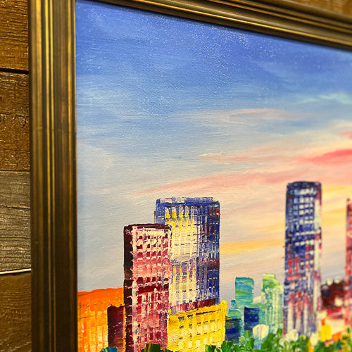 Dallas Cityscape Painting