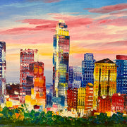 Dallas Cityscape Painting