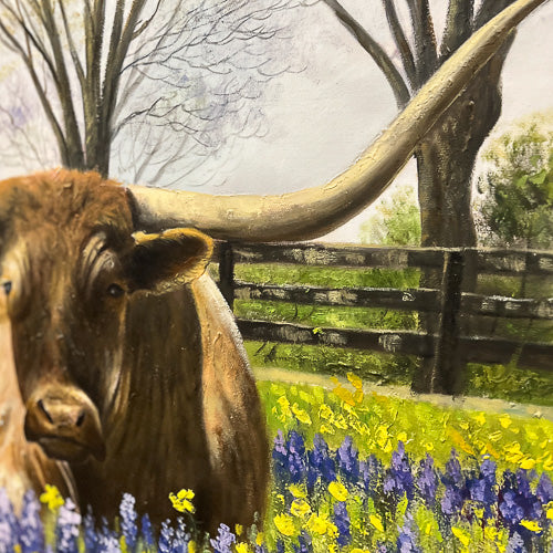 Longhorn Painting