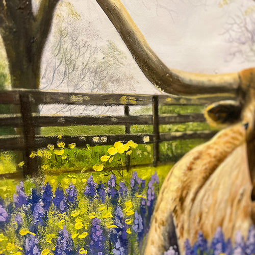 Longhorn Painting